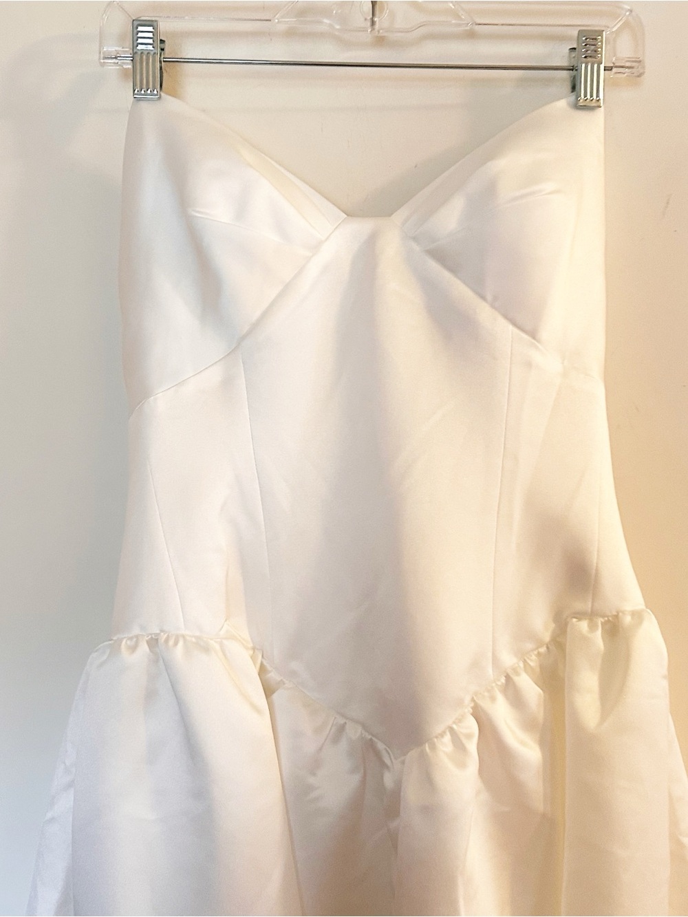 Anthropologie Watters Rickey Strapless Basque-Waist A-Line Midi Dress - Picture 8 of 15